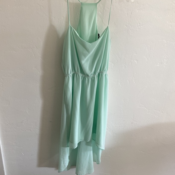 Forever 21 High-to-low Dress - Seafoam/mint green - Small - Picture 3 of 4